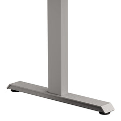 White Altitude A6 Height Adjustable Desk View of Legs