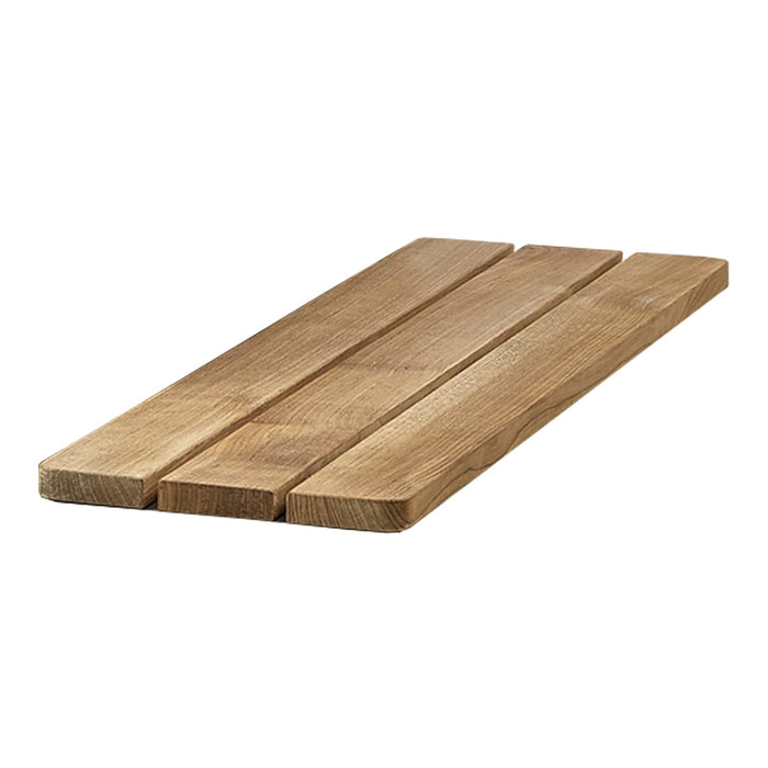 Natural wood slats in warm brown tones with a smooth, minimalist design. Perfect for rustic decor accents.