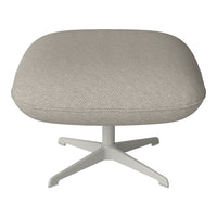 Ripon Footstool - 4-Star Base - Grey Lacquered Steel