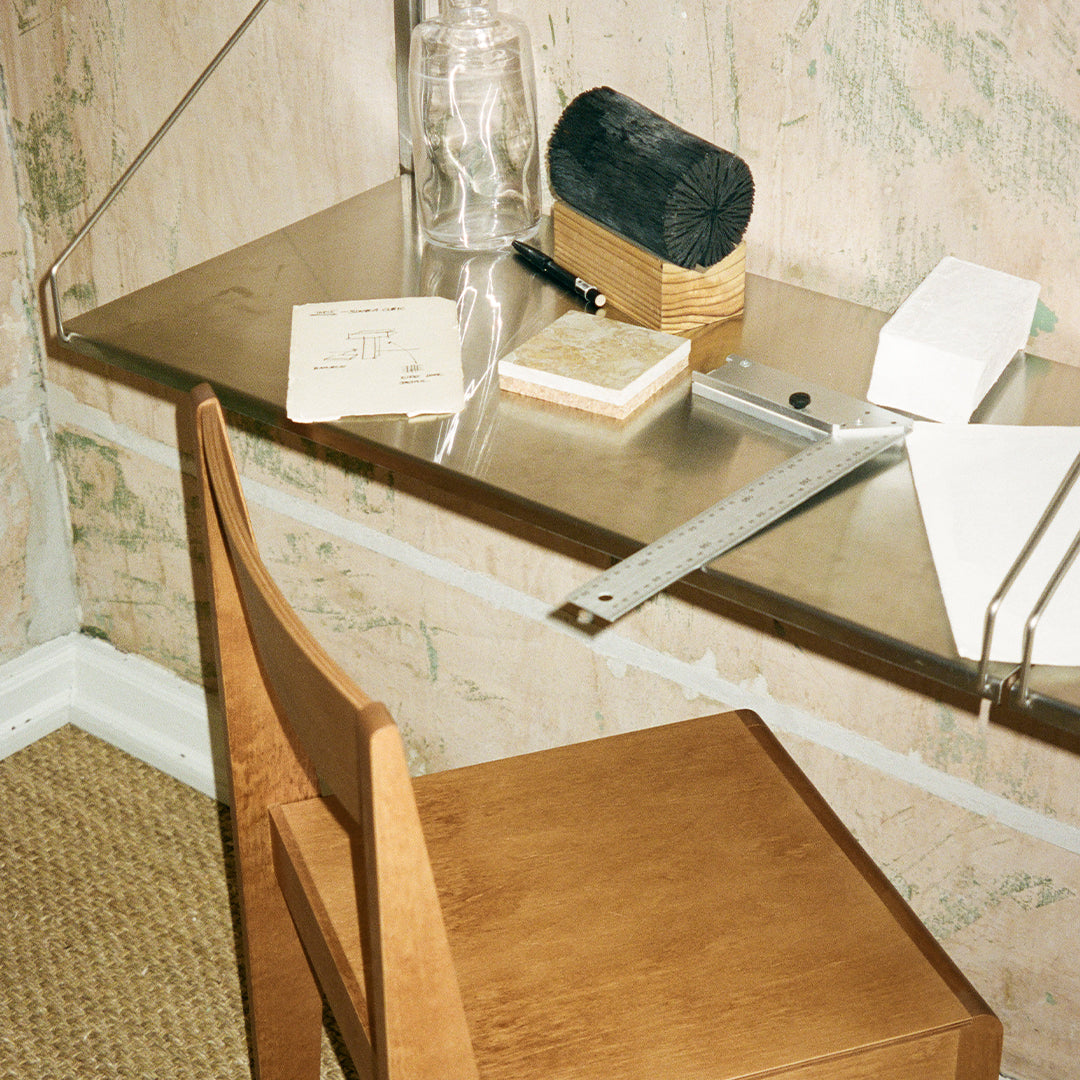 Shelf Library Pre-configured Wall Unit - Desk  Section