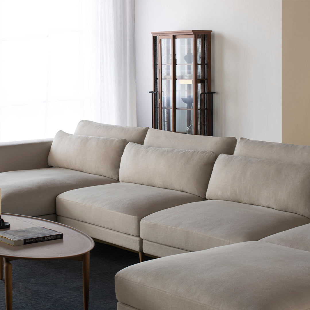 Atelier Chaise Lounge Module - Right Facing - 4-Leg