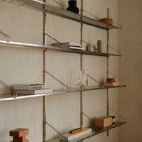 Shelf Library Pre-configured Wall Unit - Triple  Section