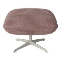 Ripon Footstool - 4-Star Base - Grey Lacquered Steel