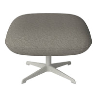 Ripon Footstool - 4-Star Base - Grey Lacquered Steel