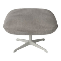 Ripon Footstool - 4-Star Base - Grey Lacquered Steel