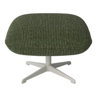 Ripon Footstool - 4-Star Base - Grey Lacquered Steel