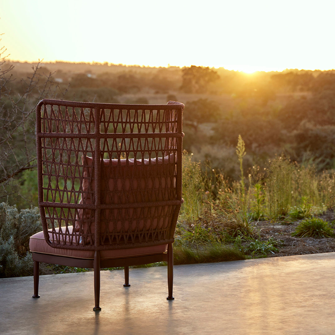 Curio Outdoor High Back Lounge Chair