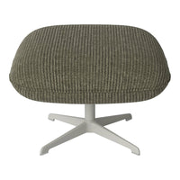 Ripon Footstool - 4-Star Base - Grey Lacquered Steel
