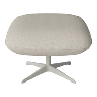 Ripon Footstool - 4-Star Base - Grey Lacquered Steel