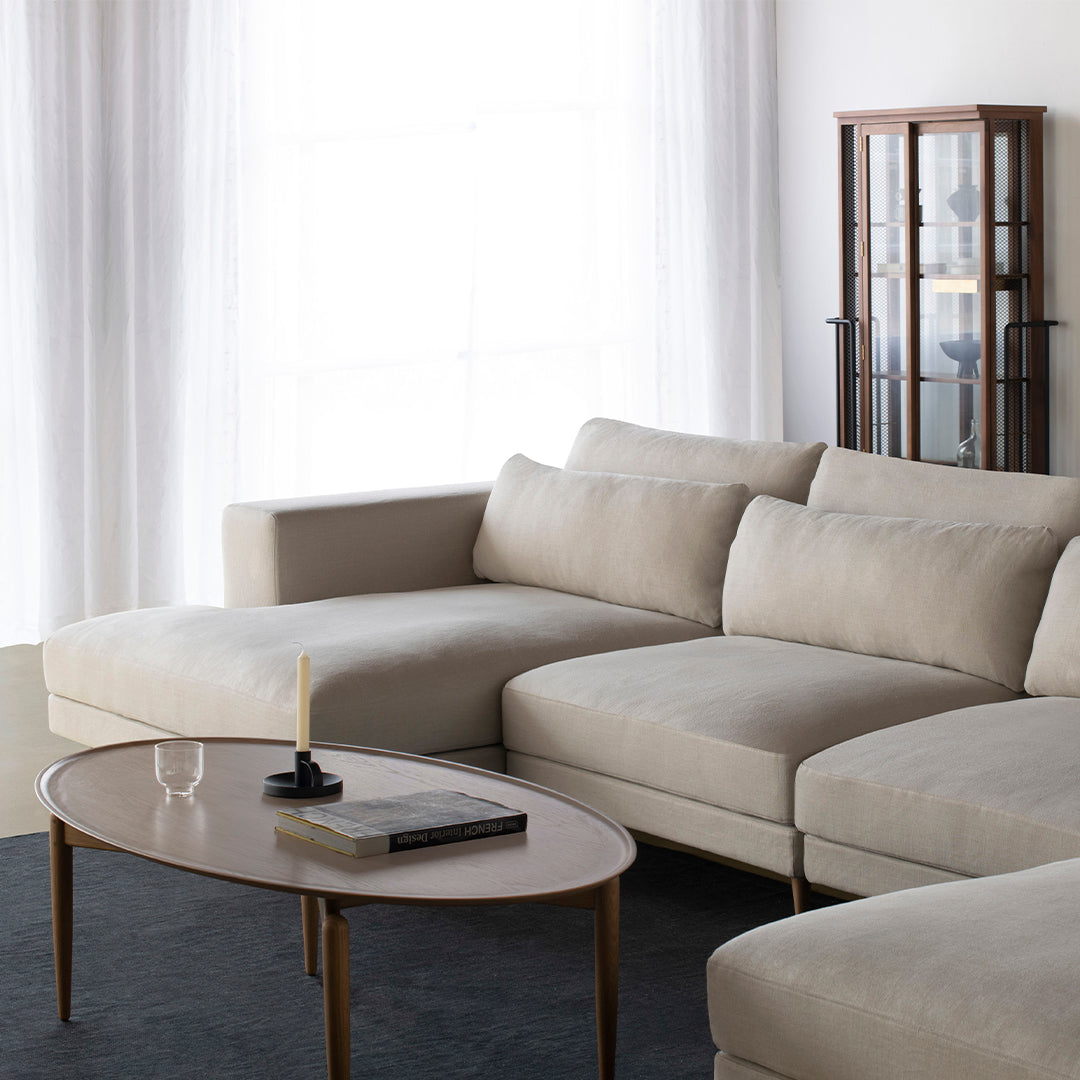 Atelier Chaise Lounge Module - Left Facing - 4-Leg