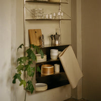 Shelf Library Pre-configured Wall Unit - Canvas Cabinet Section