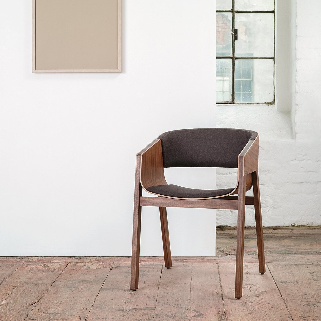 Merano Armchair - Upholstered - Oak Frame