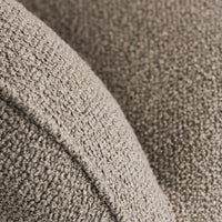 Ripon Footstool - 4-Star Base - Grey Lacquered Steel