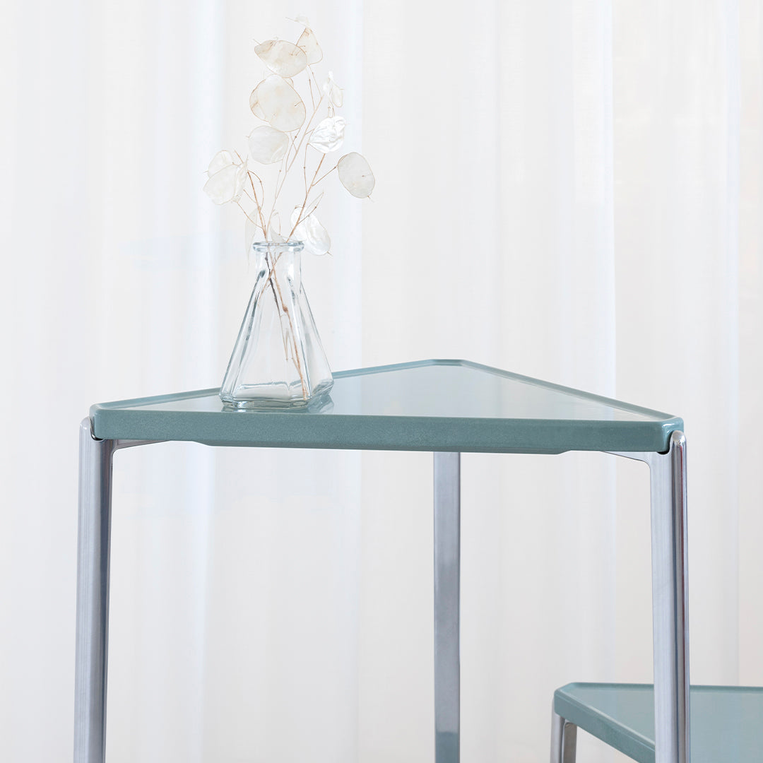 Tambour Low Table - Triangular
