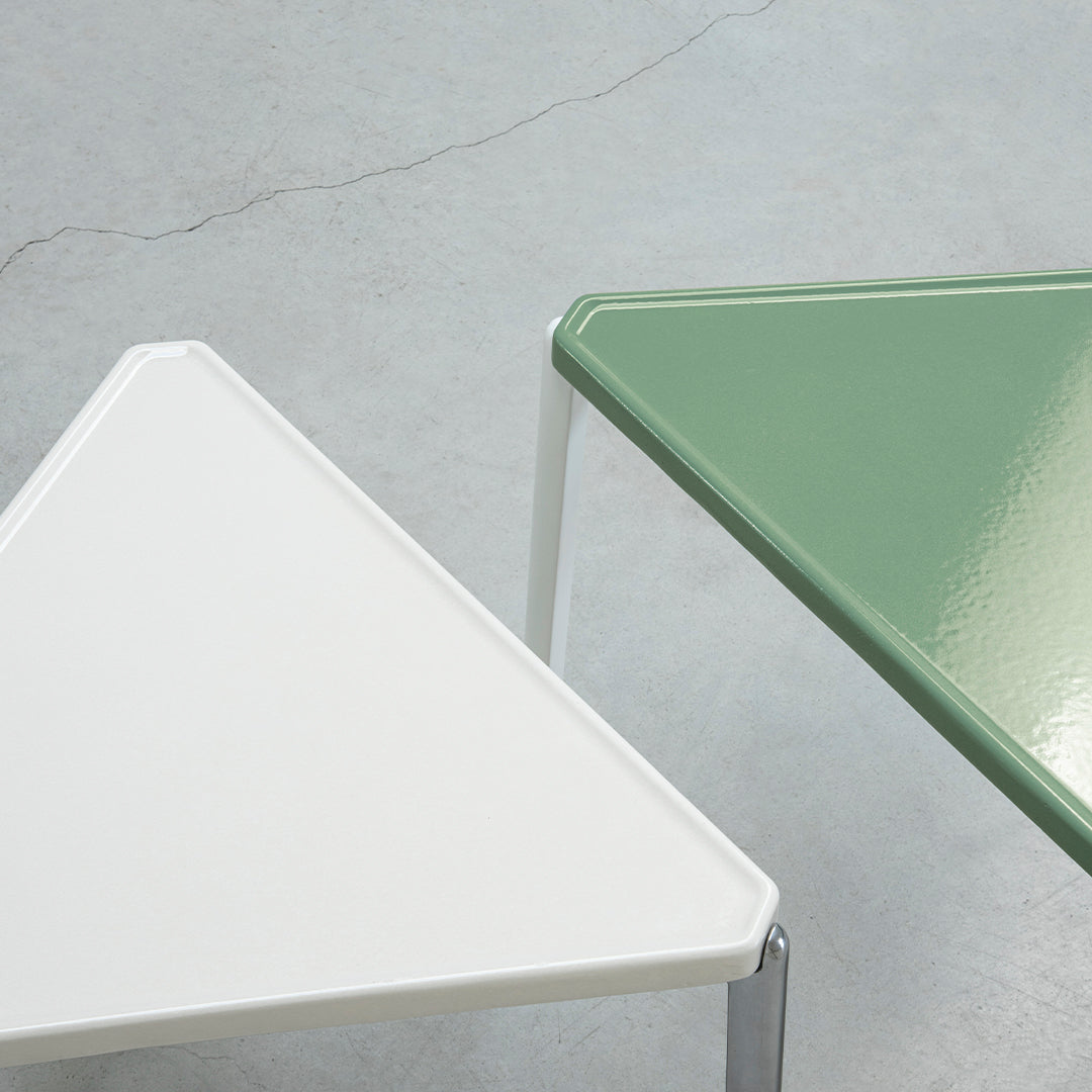 Tambour Low Table - Triangular