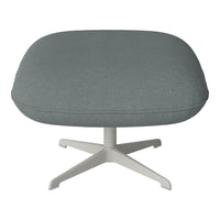 Ripon Footstool - 4-Star Base - Grey Lacquered Steel