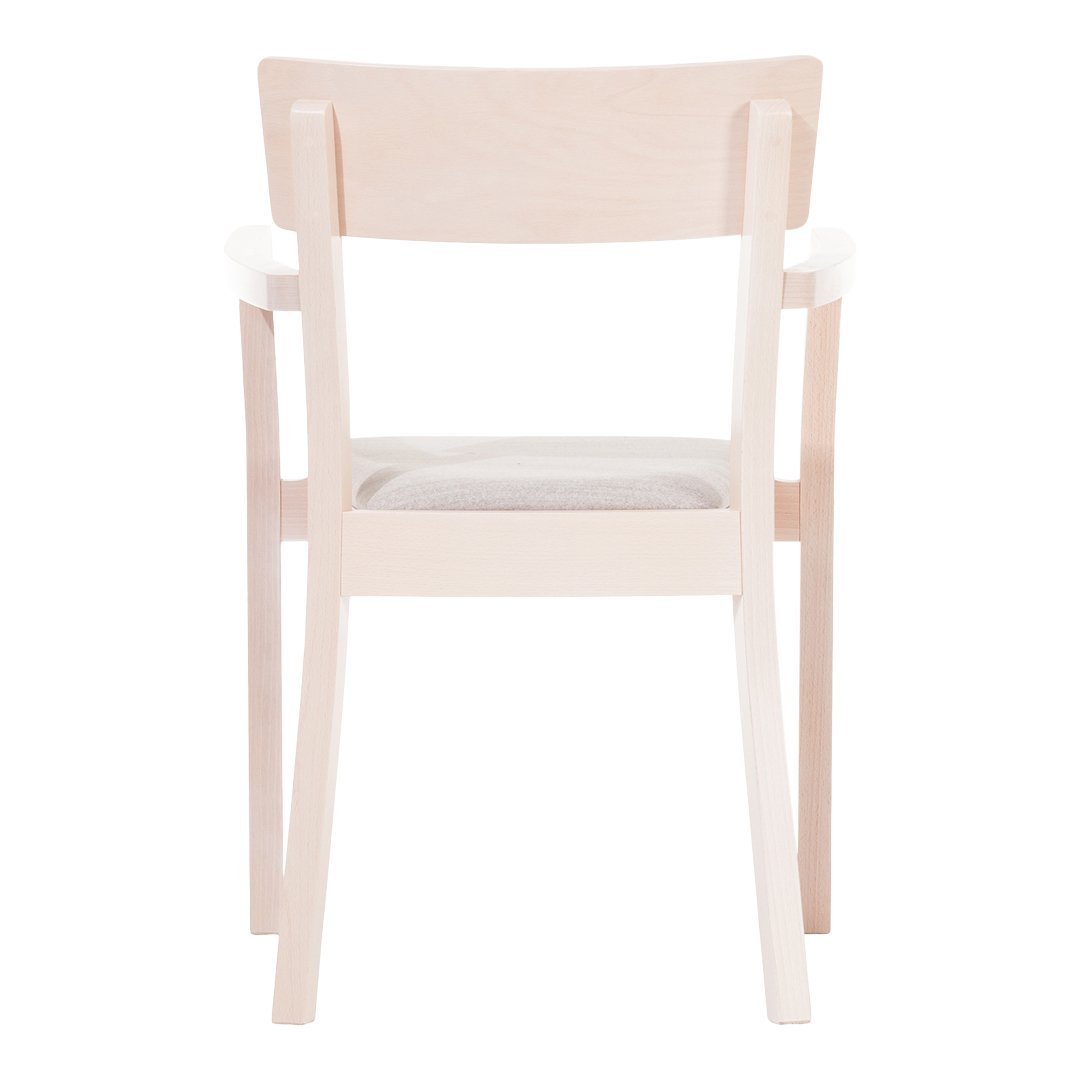Bergamo Armchair - Seat Upholstered - Beech Frame