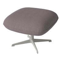 Ripon Footstool - 4-Star Base - Grey Lacquered Steel