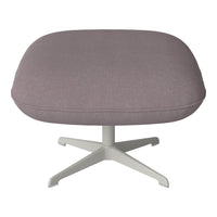 Ripon Footstool - 4-Star Base - Grey Lacquered Steel