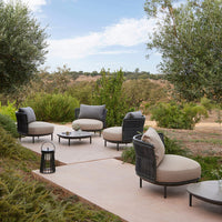 Amba Woven Outdoor Corner Chair