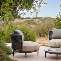 Amba Woven Outdoor Corner Chair