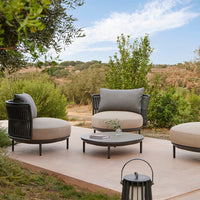 Amba Woven Outdoor Corner Chair