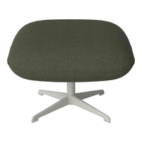 Ripon Footstool - 4-Star Base - Grey Lacquered Steel