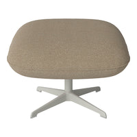 Ripon Footstool - 4-Star Base - Grey Lacquered Steel