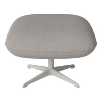 Ripon Footstool - 4-Star Base - Grey Lacquered Steel