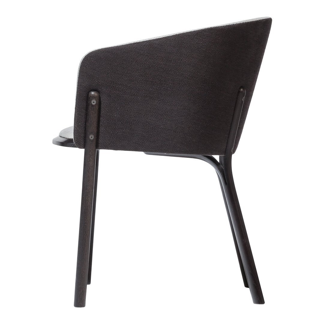 Split Armchair - Upholstered - Beech Pigment Frame