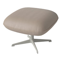 Ripon Footstool - 4-Star Base - Grey Lacquered Steel