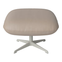 Ripon Footstool - 4-Star Base - Grey Lacquered Steel