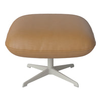 Ripon Footstool - 4-Star Base - Grey Lacquered Steel