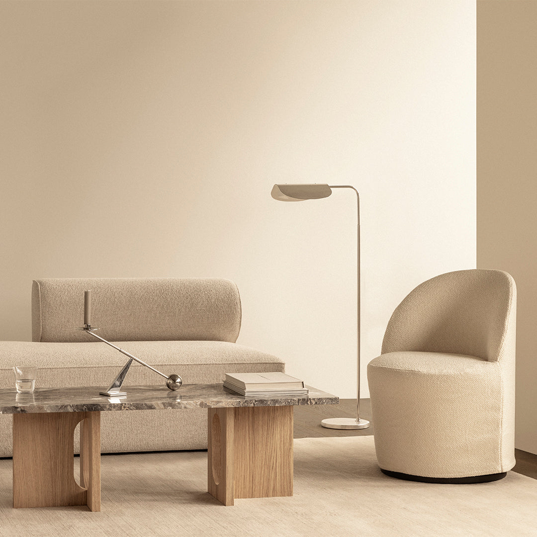 Tearoom Club Chair - Swivel w/ Return & Loose Cover