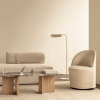 Tearoom Club Chair - Swivel w/ Return & Loose Cover