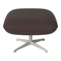 Ripon Footstool - 4-Star Base - Grey Lacquered Steel