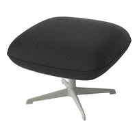 Ripon Footstool - 4-Star Base - Grey Lacquered Steel