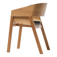 Merano Armchair - Upholstered - Oak Frame