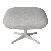 Ripon Footstool - 4-Star Base - Grey Lacquered Steel