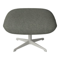 Ripon Footstool - 4-Star Base - Grey Lacquered Steel
