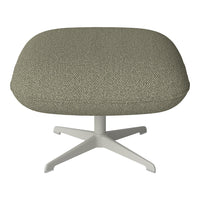 Ripon Footstool - 4-Star Base - Grey Lacquered Steel