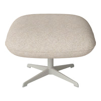 Ripon Footstool - 4-Star Base - Grey Lacquered Steel