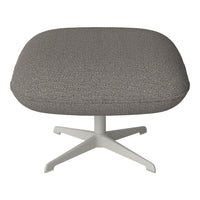 Ripon Footstool - 4-Star Base - Grey Lacquered Steel
