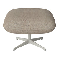Ripon Footstool - 4-Star Base - Grey Lacquered Steel