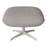 Ripon Footstool - 4-Star Base - Grey Lacquered Steel