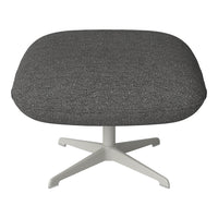Ripon Footstool - 4-Star Base - Grey Lacquered Steel