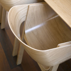 Merano Armchair - Upholstered - Oak Pigment Frame