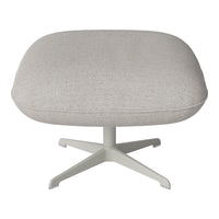 Ripon Footstool - 4-Star Base - Grey Lacquered Steel