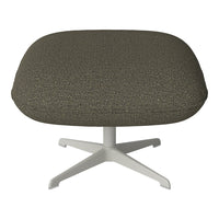 Ripon Footstool - 4-Star Base - Grey Lacquered Steel