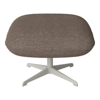 Ripon Footstool - 4-Star Base - Grey Lacquered Steel